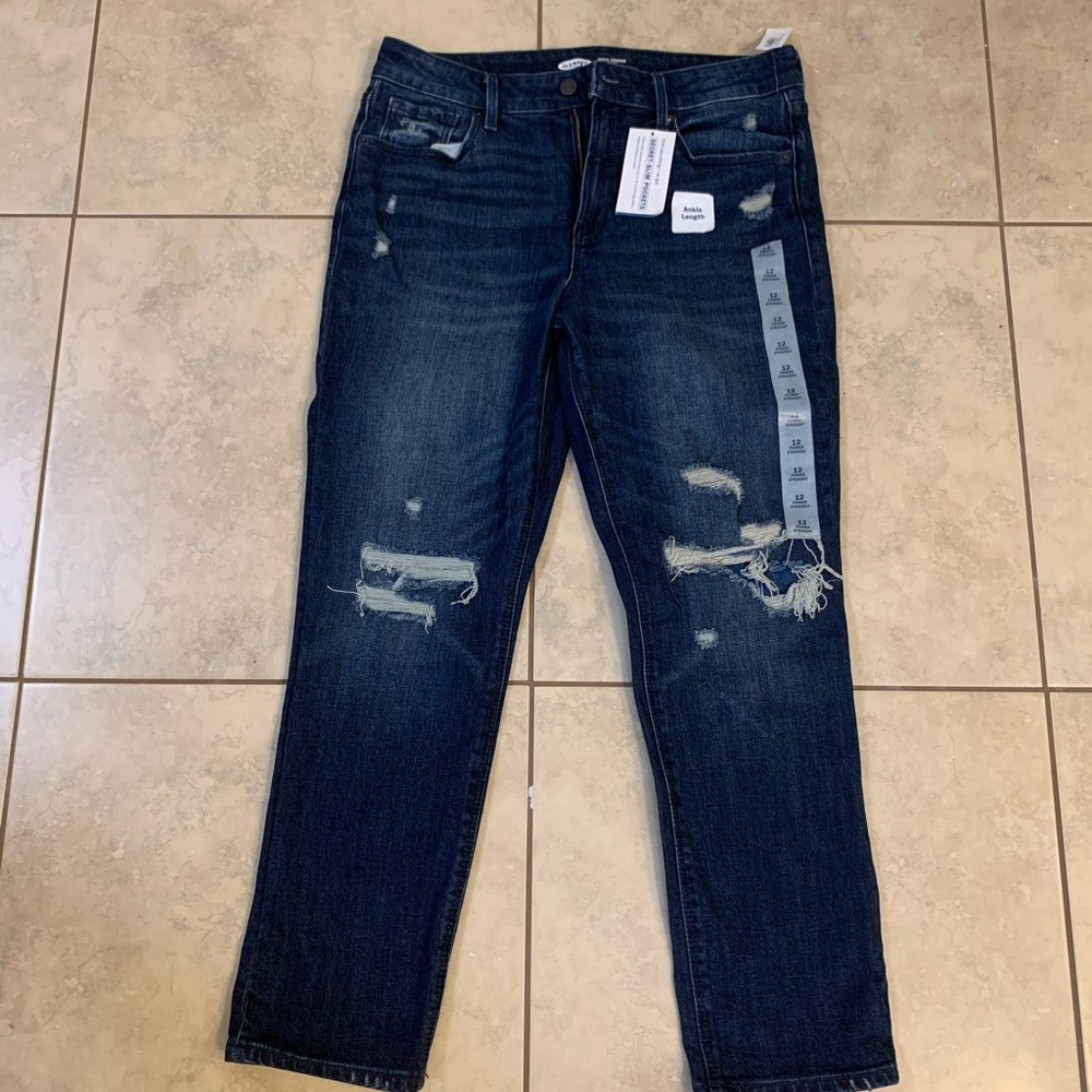 Old navy power straight high rise jeans